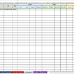 Monthly attendance record and total class days input sheet across three terms for Grade 1
