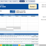 Individual learner preview card and attendance summary preview for Grade 11 Academic Track