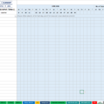 Daily attendance input sheet for Term 1 in Key Stage 3 Grades 7 to 10