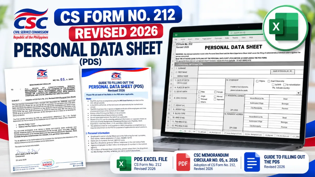 Personal Data Sheet (PDS)